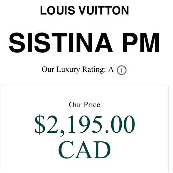 LOUIS VUITTON
SISTINA PM - Picture 8 of 8